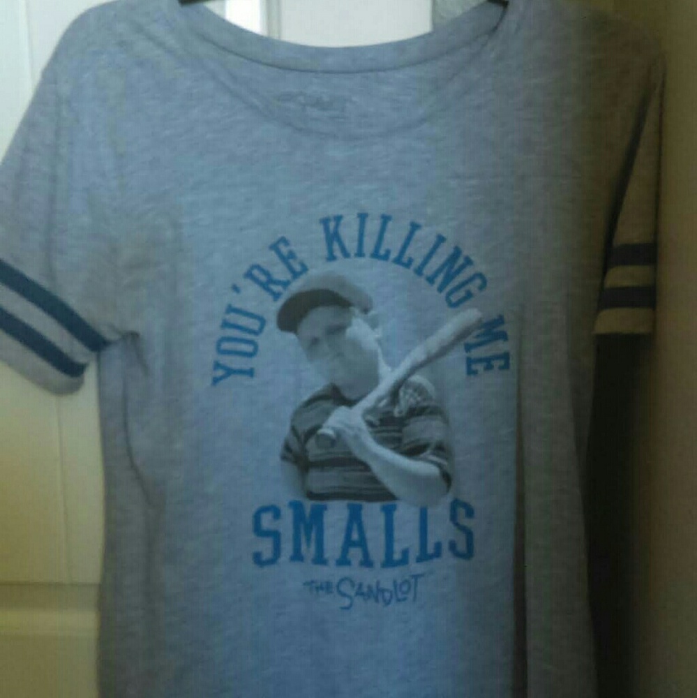 A gray Sandlot t-shirt